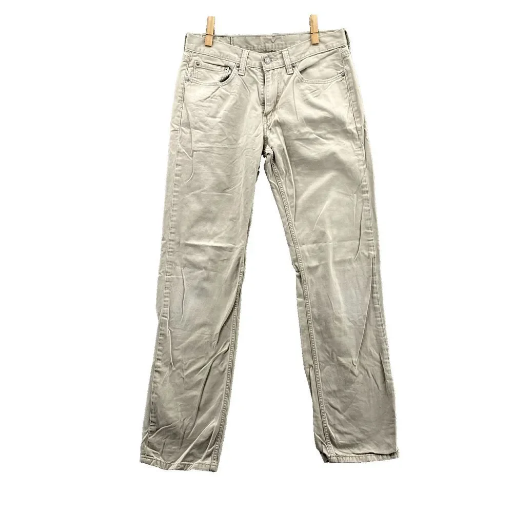 Levi's 514 Jeans Men 32X32* Beige Khaki Straight 90's Clasic Academia Streetwear